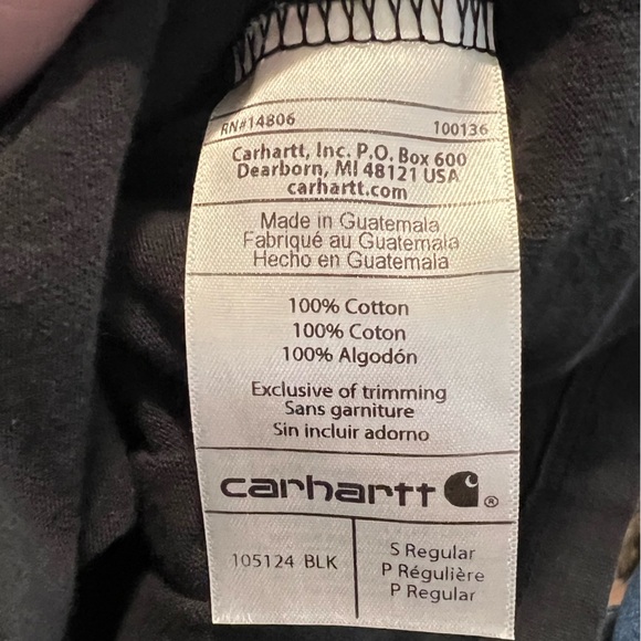 Men’s Carhartt x Guinness Original Fit Short Sleeve Tshirt -Black - Picture 7 of 9